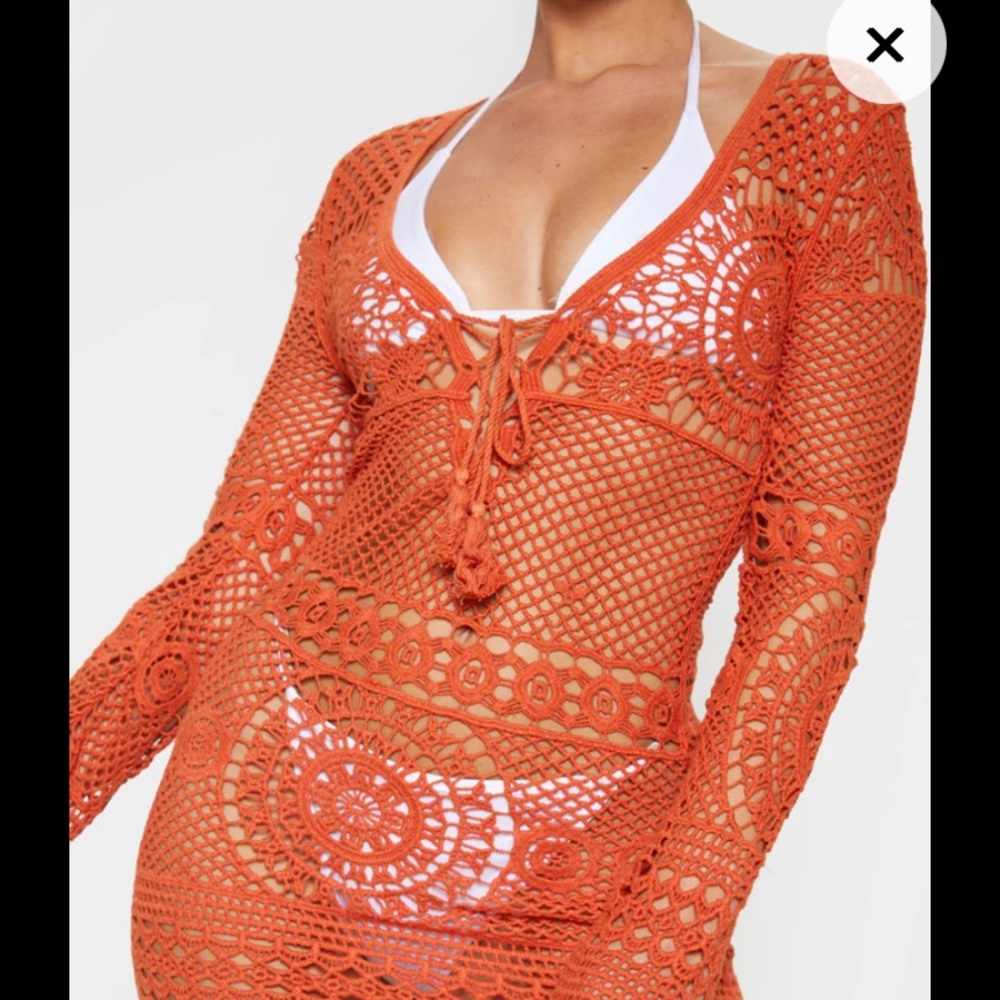 Pretty little thing crochet dress